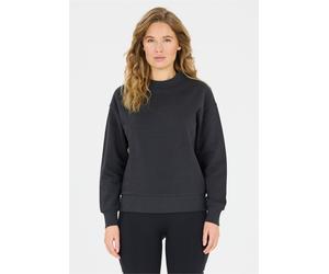 Kapuzensweatshirt SOS "Bovec", Damen, Gr. S, grau (schwarz, anthrazit), 95% Baumwolle, 5% Elasthan, unifarben, normal, Rundhals, Sweatshirts, Aus atmungsaktivem Material (31317161-S) schwarz, anthrazi