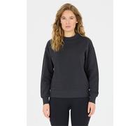 Kapuzensweatshirt SOS "Bovec", Damen, Gr. XL, grau (schwarz, anthrazit), 95% Baumwolle, 5% Elasthan, unifarben, normal, Rundhals, Sweatshirts, Aus atmungsaktivem Material (31317161-XL) schwarz, anthra