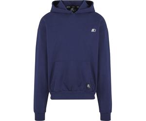 Kapuzensweatshirt STARTER BLACK LABEL "Starter Black Label Herren Starter Essential Oversize Hoody", Herren, Gr. S, dunkelblau, 100% Baumwolle, Sweatshirts (95669866-S) dunkelblau