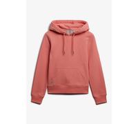 Kapuzensweatshirt SUPERDRY, Damen, Gr. XL, rosa (lantana pink), Sweatware, Obermaterial: 100% Baumwolle, unifarben, regular fit, Rippbündchen, Sweatshirts Kapuzensweatshirt (48064837-XL)