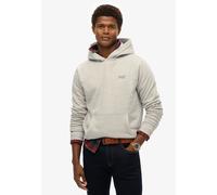 Kapuzensweatshirt SUPERDRY "ESSENTIAL LOGO HOODIE HB", Herren, Gr. XXL, grau (varsity grau grindle), angeraute Sweatware, Obermaterial: 72% Baumwolle, 28% Polyester, unifarben, loose fit, Rundhals, Ri