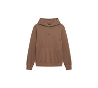 Kapuzensweatshirt SUPERDRY "MICRO LOGO HOOD", Herren, Gr. L, shitake braun, angeraute Sweatware, Obermaterial: 80% Baumwolle, 20% Polyester, unifarben, loose fit normal, Rundhals, Sweatshirts, mit Mic