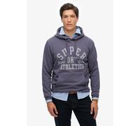 Kapuzensweatshirt SUPERDRY "SD-ATHLETIC ESS HOODIE", Herren, Gr. XXL, beige (graustone), Sweatware, Obermaterial: 100% Seide, bedruckt, normal, Rundhals, Rippbündchen, Sweatshirts (70322119-XXL) graus