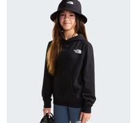 Kapuzensweatshirt THE NORTH FACE "TEEN BOX NSE REGULAR HOODIE", Mädchen, Gr. S (128/134), schwarz (tnf schwarz), Obermaterial: 80% Baumwolle, 20% Polyester, Sweatshirts, mit Logos auf Vorder- und Rück