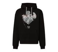 Kapuzenpullover THUG LIFE "Thug Life Thug Life Atmosphere Hoodies", Herren, Gr. L, schwarz, 100% Baumwolle, mehrfarbig, oversize, ohne Ausschnitt, Pullover Kapuzenpullover (72805503-L) schwarz