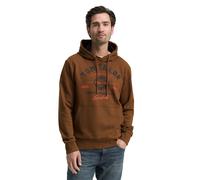 Kapuzensweatshirt TOM TAILOR, Herren, Gr. 3XL, schwarz palm, Sweatware, Obermaterial: 70% Baumwolle, 30% Polyester, regular fit taillenbedeckt, ohne Ausschnitt, Bündchen, Sweatshirts, mit Kapuze (7908