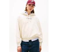 CLASSIC SCRIPT FLEECE HOODIE Beige L