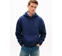 Kapuzensweatshirt TOMMY HILFIGER "FLAG", Herren, Gr. L, carbon navy, Sweatware, Obermaterial: 100% Baumwolle, unifarben, regular fit normal, Rundhals, eingesetzt Rippbündchen, Sweatshirts, Regular fit
