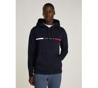 Kapuzensweatshirt TOMMY HILFIGER "HILFIGER CHEST INSERT HOODY" Gr. S, blau (desert sky) Herren Sweatshirts (82674655-S) desert sky