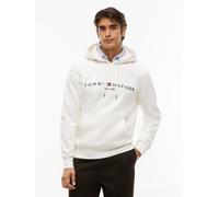 Kapuzensweatshirt TOMMY HILFIGER "TOMMY LOGO HOODY", Herren, Gr. XXL, ivory petal, Sweatware, Obermaterial: 64% Baumwolle, 36% Polyester, lässig geschnitten hüftlang, eingesetzt Bündchen, Sweatshirts,