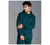 Kapuzensweatshirt TRIGEMA "TRIGEMA Hoodie aus Sweatqualität", Herren, Gr. 3XL, blau (saphir), 70% Baumwolle, 30% Polyester, Sweatshirts (23445547-XXXL) saphir