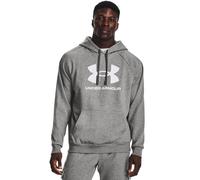 Kapuzensweatshirt UNDER ARMOUR "UA Rival Fleece Logo Hoodie", Herren, Gr. S, grau (castlerock light heather 025), Obermaterial: 80% Baumwolle, 20% Elasthan. Kapuzenfutter: 60% Baumwolle, 40% Polyester