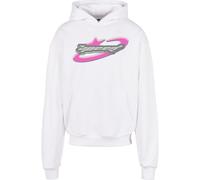 Kapuzensweatshirt "Upscale by Mister Tee Herren Speed Logo Hoodie", Herren, Gr. S, weiß, 100% Baumwolle, UPSCALE BY MISTER TEE, unifarben, Sweatshirts (95154017-S) weiß