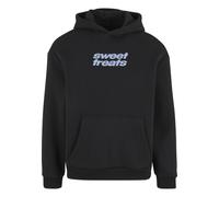 Kapuzensweatshirt "Upscale by Mister Tee Sweet Treats Fluffy Hoody", Herren, Gr. M, schwarz, 70% Baumwolle, 30% Polyester, UPSCALE BY MISTER TEE, bedruckt, Rundhals, Sweatshirts (36769213-M) schwarz