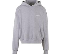 Kapuzensweatshirt "Upscale by Mister Tee Upscale Core EMB Oversize Hoody", Herren, Gr. L, grau, 100% Baumwolle, UPSCALE BY MISTER TEE, bedruckt, Sweatshirts (38999622-L) grau