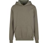 Kapuzensweatshirt URBAN CLASSICS "Urban Classics Basic Essential Hoody", Herren, Gr. 4XL, paleolive, 50% Baumwolle, 50% Polyester, unifarben, Sweatshirts (69309546-4XL) paleolive