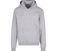 Kapuzensweatshirt URBAN CLASSICS "Urban Classics Basic Essential Hoody", Herren, Gr. M, erdgrau, 50% Baumwolle, 50% Polyester, unifarben, Rundhals, Sweatshirts (88511125-M) erdgrau