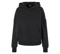 Urban Classics Damen Kapuzenpullover Cozy Oversized – 95% Baumwolle, 5% Elasthan – Gr. L Schwarz