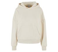 Kapuzensweatshirt URBAN CLASSICS "Urban Classics Damen Ladies Cozy Oversized Hoody", Damen, Gr. XL, beige (sandweiß), 95% Baumwolle, 5% Elasthan, unifarben, Rundhals, Sweatshirts (89137225-XL) sandwei