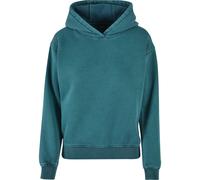 Urban Classics Ladies Stone Washed Hoody in Gr. 4XL in Grün