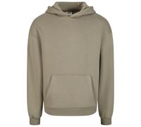 Kapuzensweatshirt URBAN CLASSICS "Urban Classics Fluffy Hoody", Herren, Gr. 3XL, paleolive, 70% Baumwolle, 30% Polyester, unifarben, Sweatshirts (87600323-XXXL) paleolive