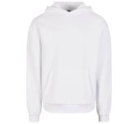 Kapuzensweatshirt URBAN CLASSICS "Urban Classics Fluffy Hoody", Herren, Gr. L, weiß, 70% Baumwolle, 30% Polyester, unifarben, Sweatshirts (26012132-L) weiß