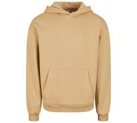 Kapuzensweatshirt URBAN CLASSICS "Urban Classics Fluffy Hoody", Herren, Gr. M, unionbeige, 70% Baumwolle, 30% Polyester, unifarben, Sweatshirts (45736325-M) unionbeige