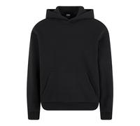 Kapuzensweatshirt URBAN CLASSICS "Urban Classics Fluffy Hoody", Herren, Gr. XL, schwarz, 70% Baumwolle, 30% Polyester, unifarben, Sweatshirts (44749340-XL) schwarz