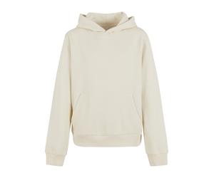 Kapuzensweatshirt URBAN CLASSICS "Urban Classics Girls Light Terry Oversized Hoodie", Mädchen, Gr. 146/152, beige (sandweiß), 100% Baumwolle, unifarben, oversize, ohne Ausschnitt, Sweatshirts (2349802