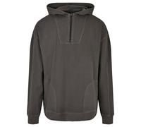 Urban Classics Herren Overdyed Camp Hoody Kapuzenpullover, Blackbird, M