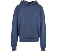 Kapuzensweatshirt URBAN CLASSICS "Urban Classics Herren Small Embroidery Hoody", Herren, Gr. L, spaceblau, 100% Baumwolle, unifarben, Rundhals, Sweatshirts (49080120-L) spaceblau
