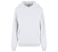 Kapuzensweatshirt URBAN CLASSICS "Urban Classics Ladies Fluffy Hoody", Damen, Gr. XXL, weiß, 70% Baumwolle, 30% Polyester, unifarben, Rundhals, Sweatshirts (59741400-XXL) weiß