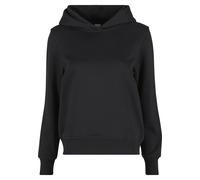 Kapuzensweatshirt URBAN CLASSICS "Urban Classics Ladies Regular Hoodie", Damen, Gr. S, schwarz, 100% Baumwolle, unifarben, normal, ohne Ausschnitt, Sweatshirts (86672408-S) schwarz