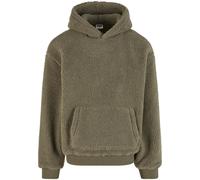 Urban Classics Herren Kapuzenpullover Oversized Teddy Hoody, lässiger Männer Kapuzenpullover aus weichem Teddyfell, Oversize Fit