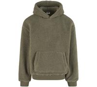 Urban Classics Men's TB7265-Oversized Teddy Hoody Sweatshirt, palegreen, XXL