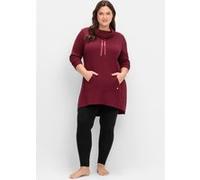 Kapuzensweatshirt weinrot 44/46