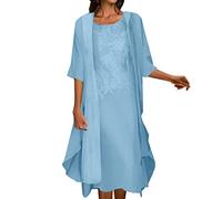 KAQQ Elegante Kleider Lang FüR Hochzeit Brautkleid Zweiteiler Cocktailkleid RüCkenfrei Cleane Brautkleider Brautkleid Schulterfrei Kleider Im 50Er Jahre Stil Rotes Kleid Schulterfrei Schlich