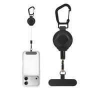 Karabiner Schlüsselanhänger Einziehbarer Anti-Verlust Ausweishalter Robust | Keychain Clip ID Holder Keyring Für Outdoor Angeln Camping Klettern Wandern Picknick Damen