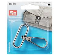 Karabinerhaken 40 x 60mm, silberfarbig