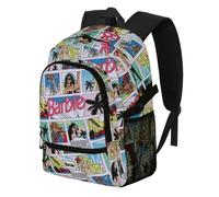 Karactermania Barbie Comic-FAN Fight Rucksack 2.2, Mehrfarbig, 31 x 44 cm, Kapazität 24 L