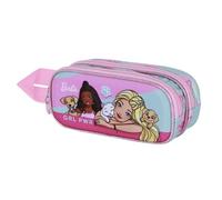 Karactermania Barbie Pets-3D Doppelfedermäppchen, Rosa, 22 x 10 cm