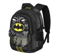 Karactermania Batman Caped-Plus Running Rucksack, Schwarz, 34 x 46 cm, Kapazität 32 L