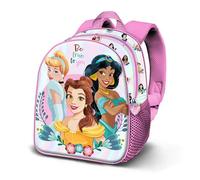 Disney Prinzessinnen Floral-Elite 3D Rucksack, Rosa, 25 x 30 cm, Kapazität 7 L