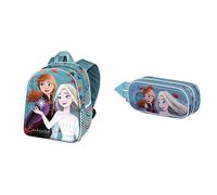 KARACTERMANIA Frozen 2 Enchanted Basic Rucksack + 3D Doppelfedermäppchen
