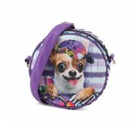 Karactermania Krazymals Chihuahua-Runde Schultertasche Umhängetasche, 18 cm, Multicolour