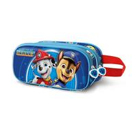 Karactermania Doppelfedermäppchen Paw Patrol Adventure-3D Blau 22 x 10 cm