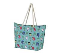 Karactermania Sanrio Hello Kitty Palms-Soleil Strandtasche, Türkis, 52 x 37 cm