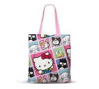 Karactermania Sanrio Hello Kitty Panels-FAN Shopping Einkaufstasche, Mehrfarbig, 33 x 40 cm
