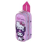 Karactermania Sanrio Hello Kitty Playful-3D Doppelfedermäppchen, Rosa, 22 x 10 cm