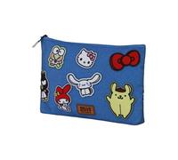 Karactermania Sanrio Hello Kitty Stickers-Soleil Kosmetiktasche, Blau, 30 x 22 cm